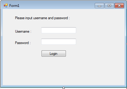 Web Service and Login Username Password