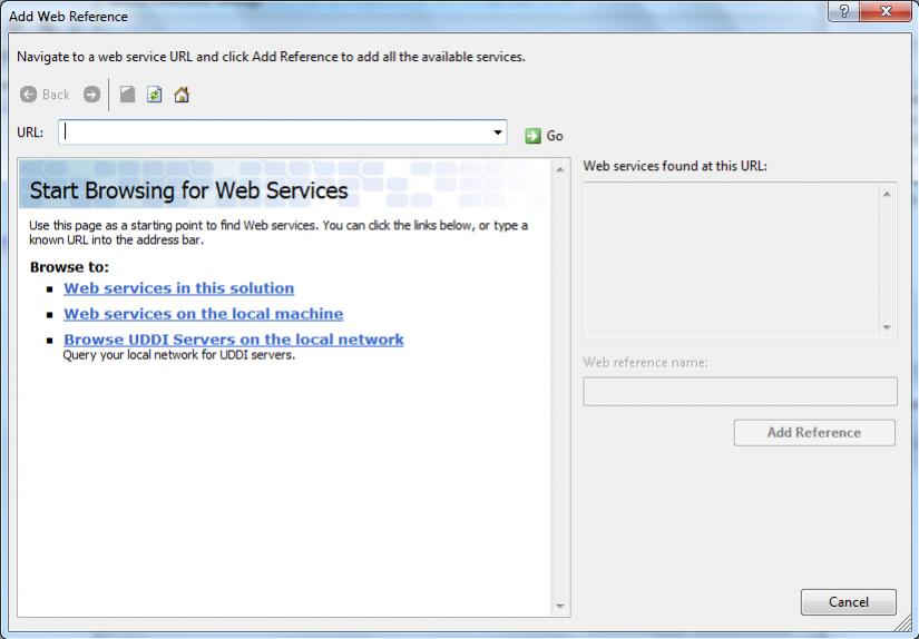 Windows Form Application Add Web Reference Windows Form Application Add Web Reference