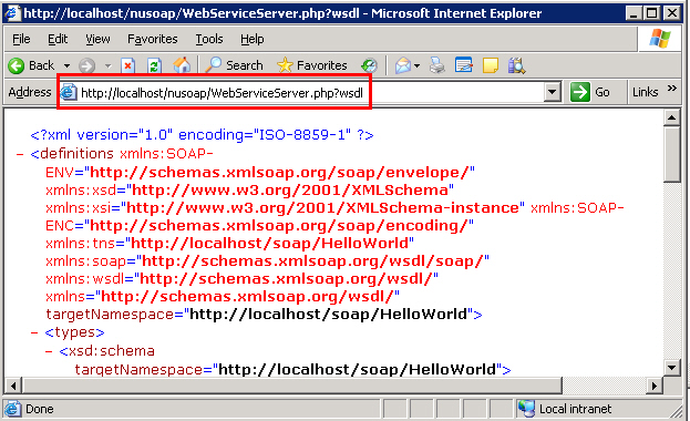 PHP Create - Calling Web Service PHP Create - Calling Web Service