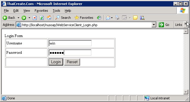 PHP Web Service Login Form and Update MySql Data PHP Web Service Login Form and Update MySql Data
