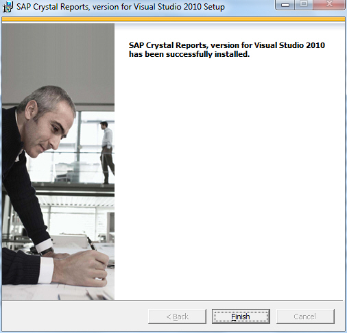 Crystal Report and Visual Studio 2010