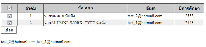 การส่งอีเมล