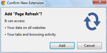 Page Refresh Google Chrome