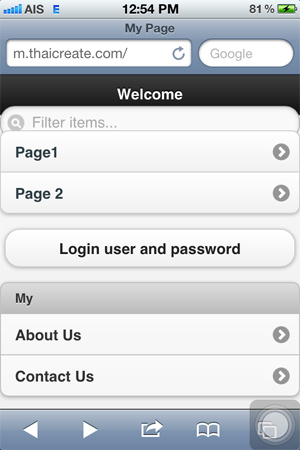 jQuery Mobile jQuery Mobile