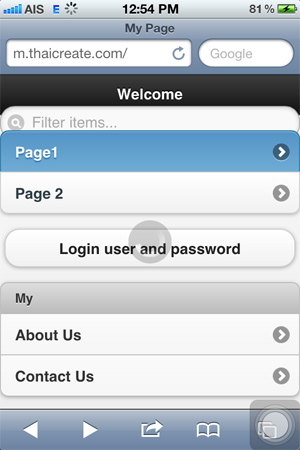 jQuery Mobile jQuery Mobile