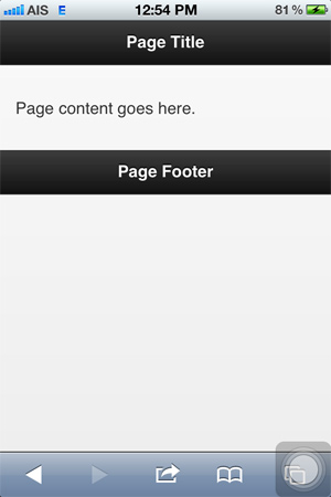 jQuery Mobile jQuery Mobile