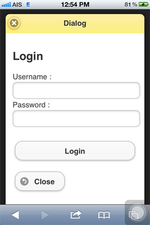 jQuery Mobile jQuery Mobile