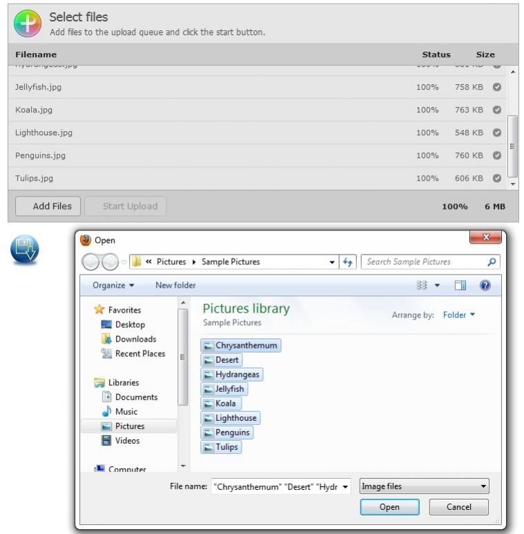 Select file