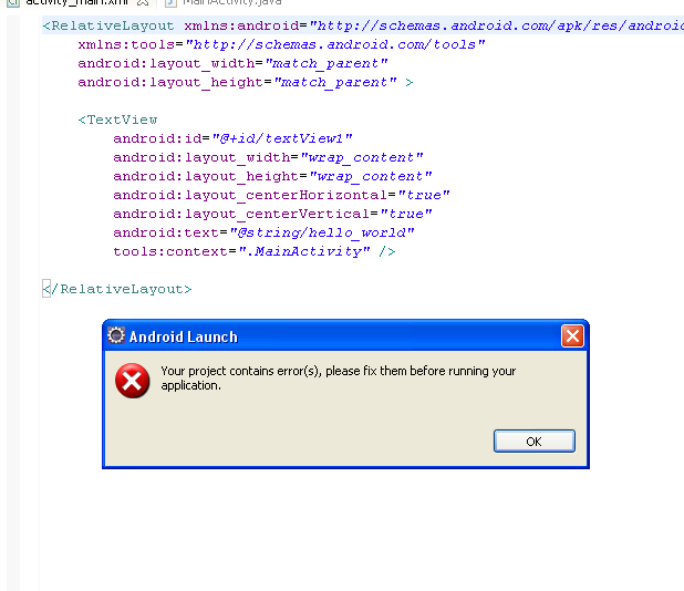 error