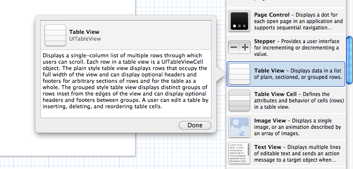 ลาก UITableView ไปวางใน MainStoryBoard