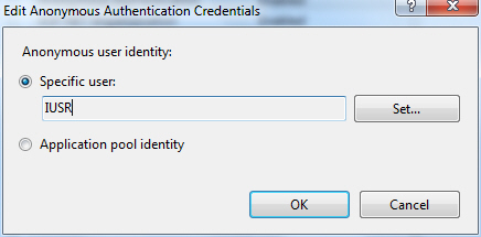 IIS7 Authentication