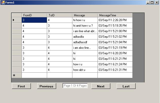 DataGridView Paging