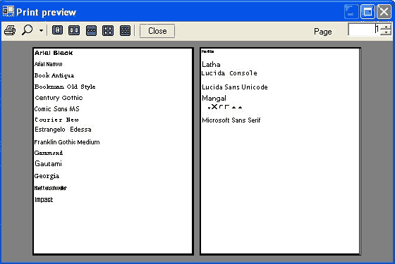 C# Print Multi Page