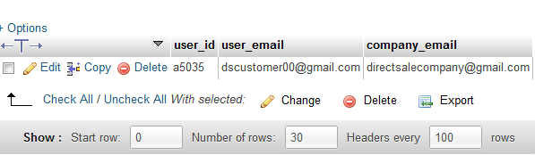 database