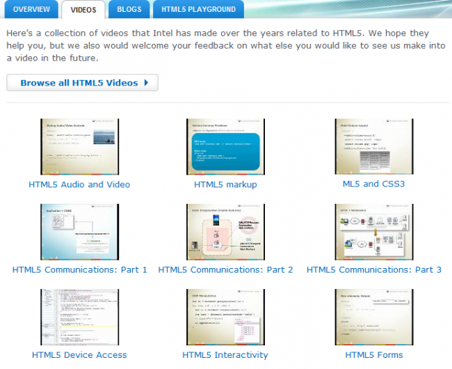 HTML 5 PlayGround