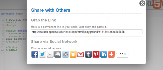 HTML 5 PlayGround