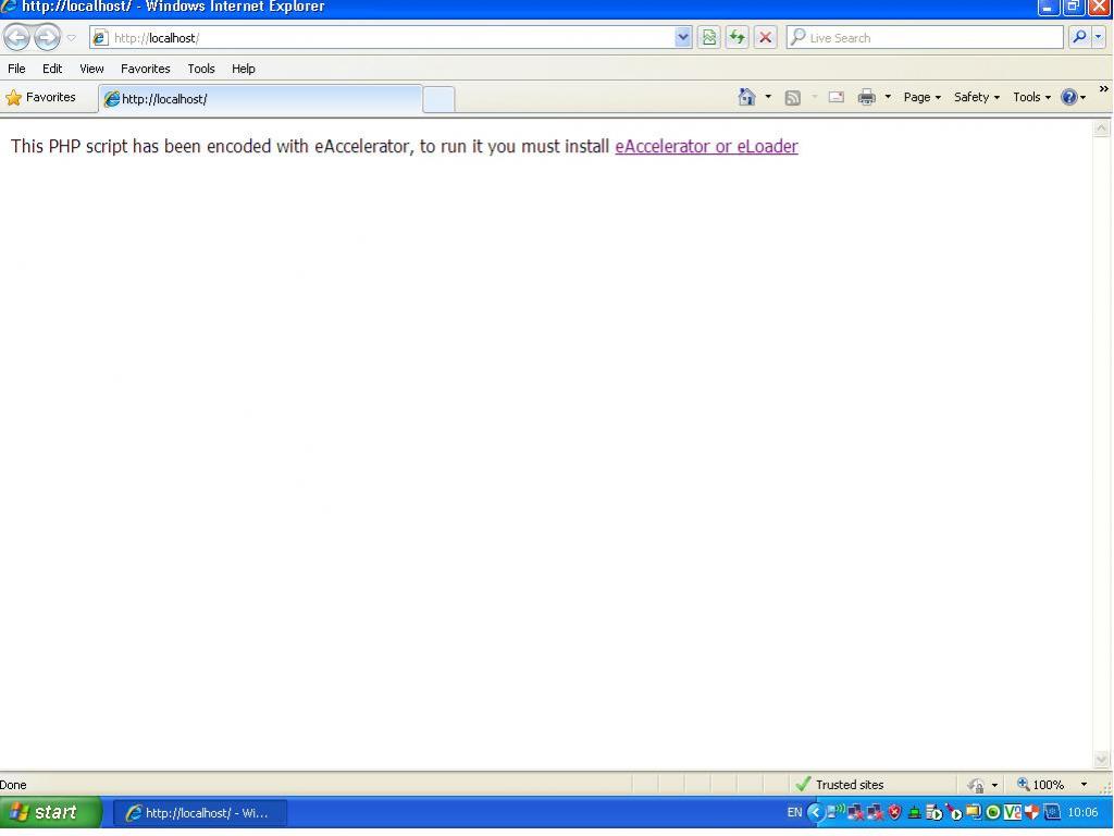 สอบถามผู้เชียวชาญหน่อยนะครับพอดีว่าผมเข้า localhost แล้วมันฟ้อง.....