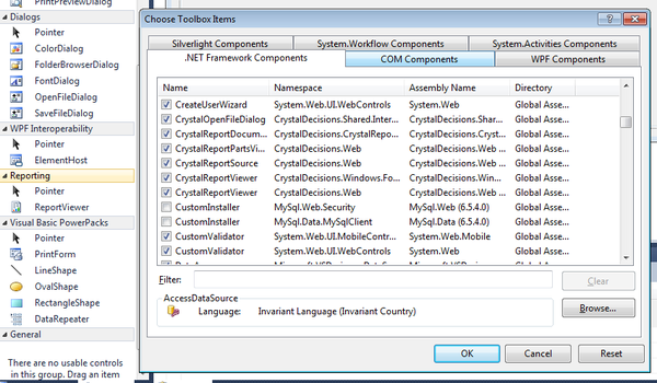 CrystalReportViewer