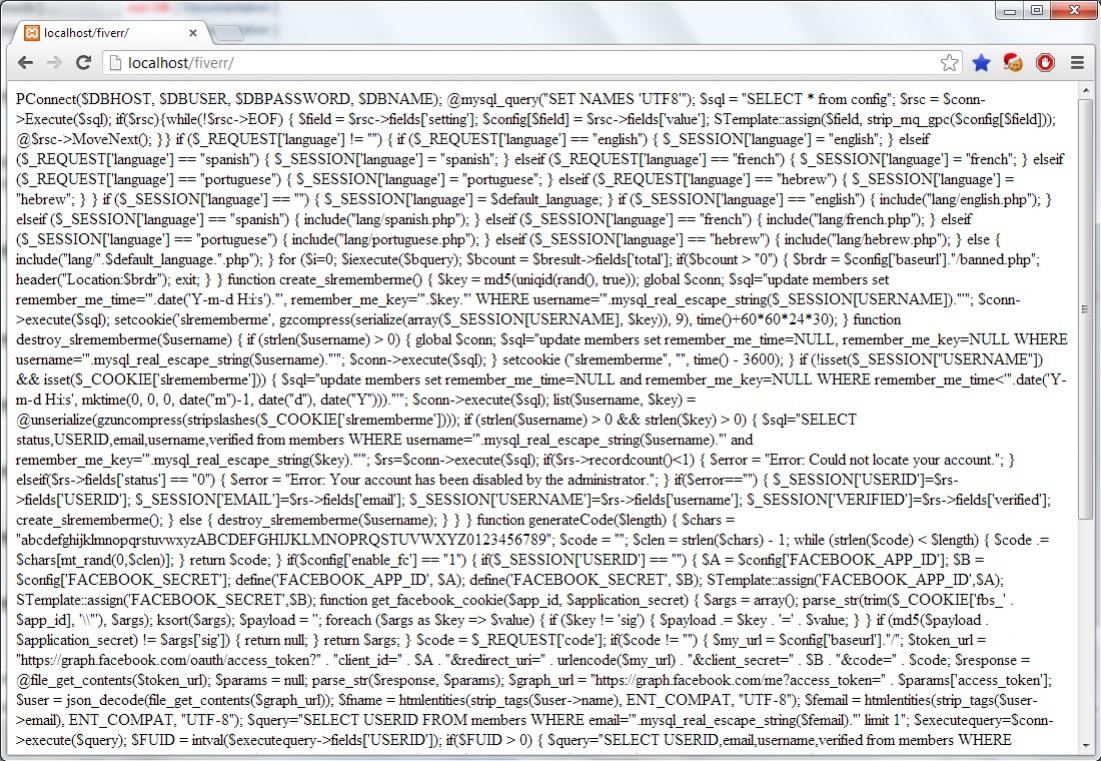 รันบน wampserver