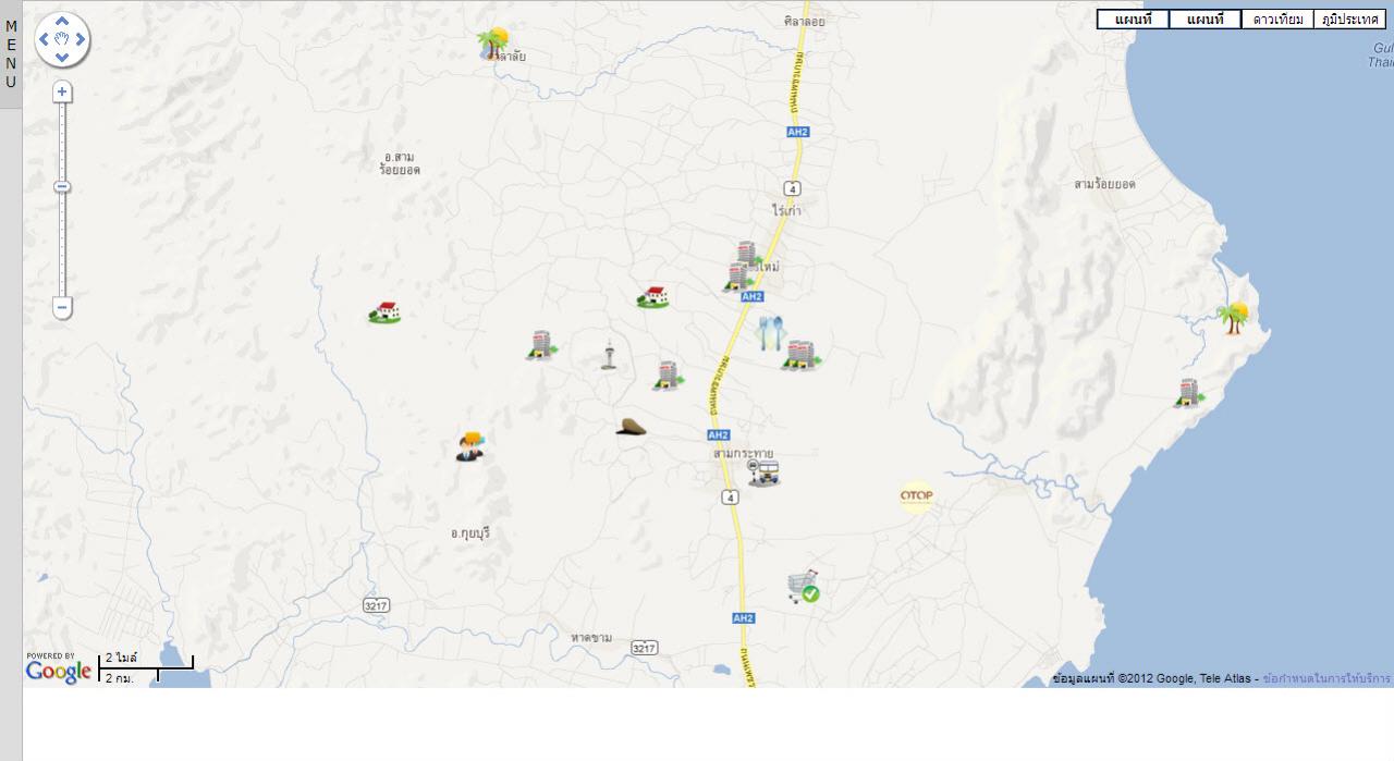 ต้องการให้แสดงข้อมูลจากฐานข้อมูลไปยัง google map