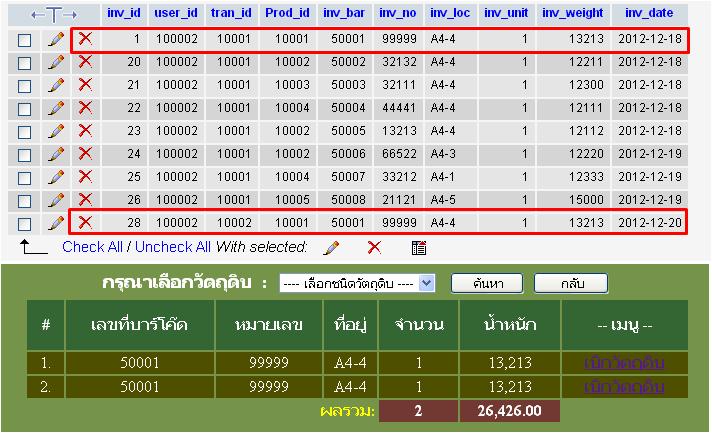 ตาราง