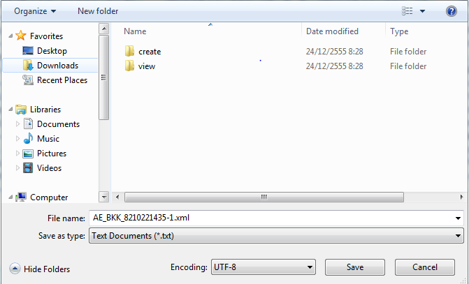 encoding utf-8
