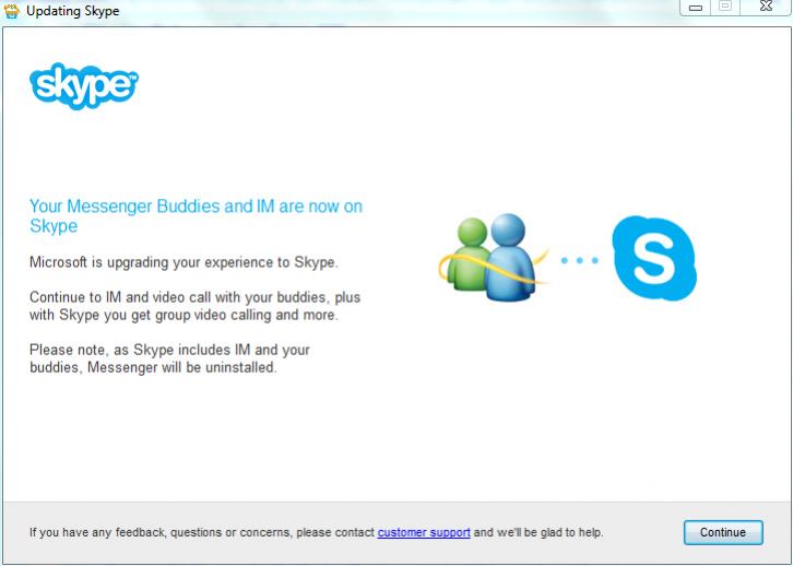 MSN to Skype