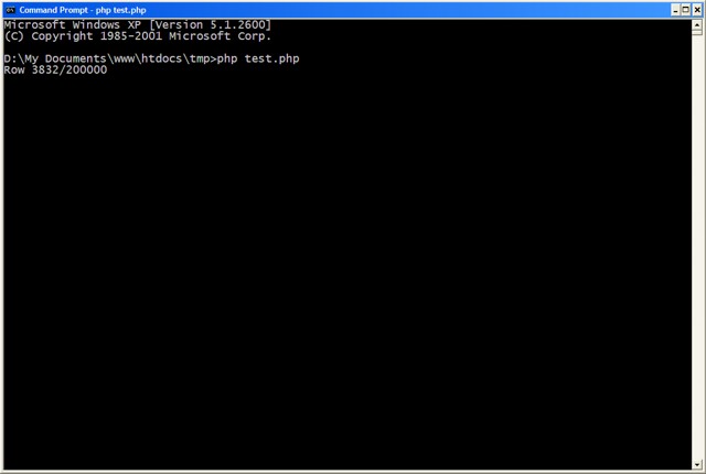 ใช้คอมมานด์ไลน์เพื่อรัน PHP ใช้คอมมานด์ไลน์เพื่อรัน PHP