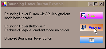 Bouncing Hover Button