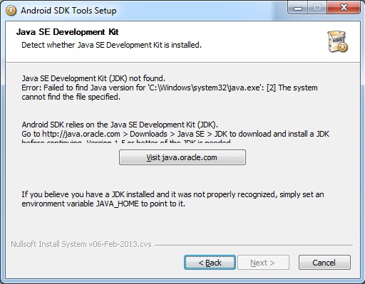 ติดตั้ง Android SDK ไม่ได้ ผู้รู้ช่วยบอกผมทีนะครับ ติดตั้ง Android Sdk ไม่ได้ ผู้รู้ช่วยบอกผมทีนะครับ