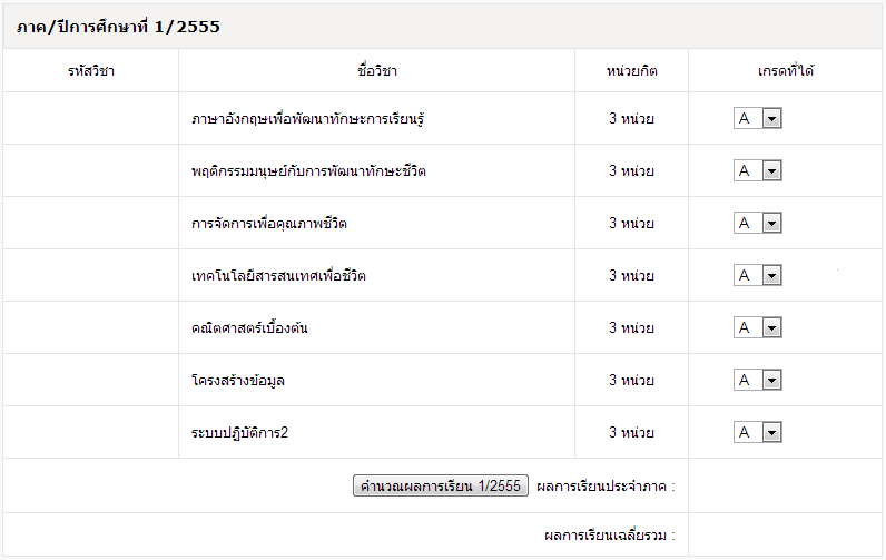 ภาคปีการศึกษา