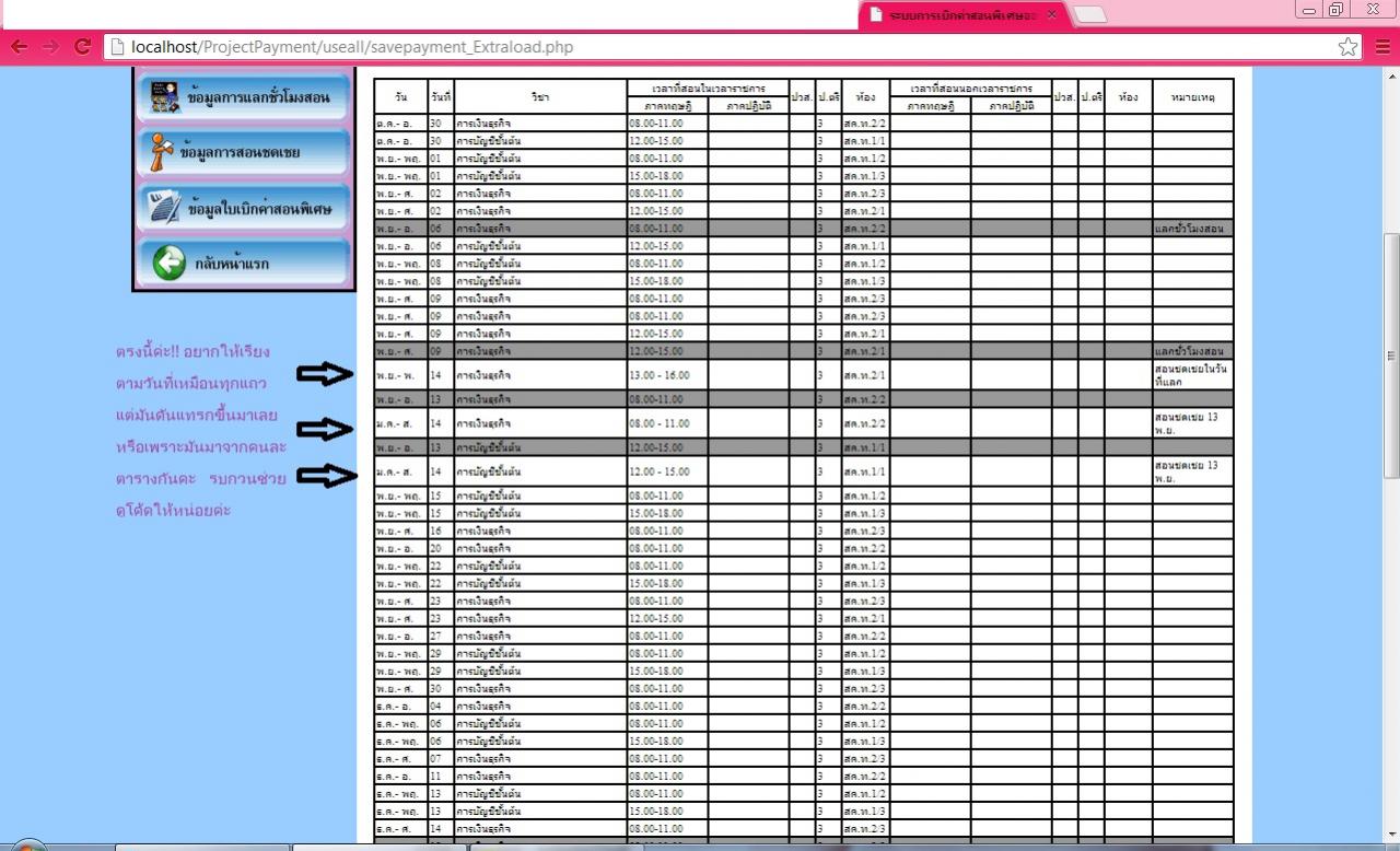 รบกวนดูเรื่อง order by วันที่ให้หน่อยค่ะ
