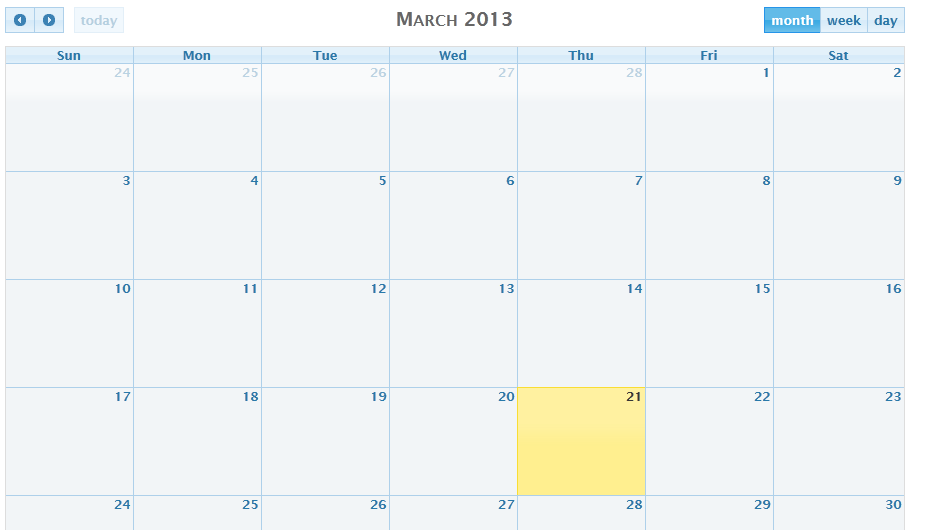 fullcalender