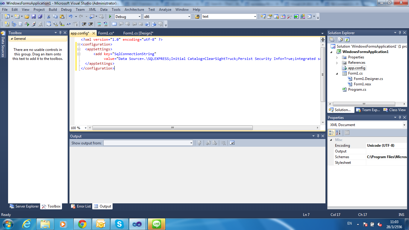 Connect Database SQL Server 2008 C App Config connect database sql server 2008 c app config