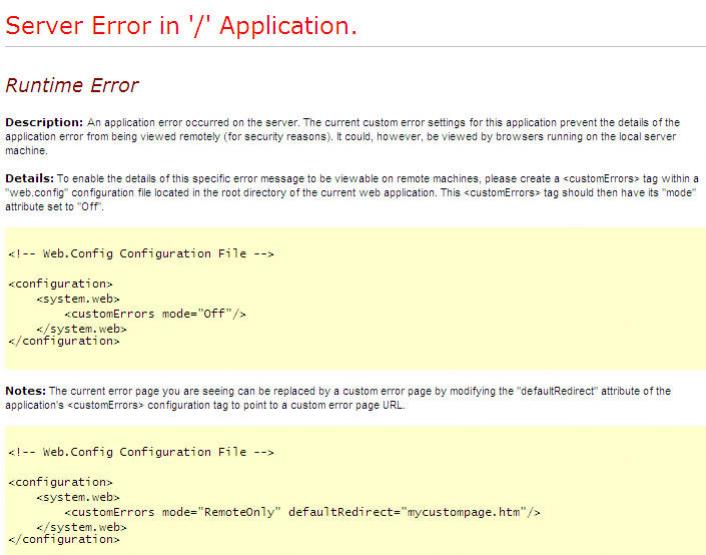 Runtime Error