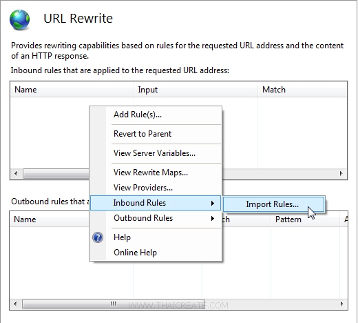 Convert .htaccess to Web.Config IIS