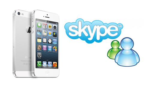 App MSN Skype iPhone