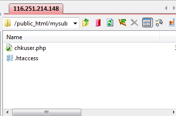 PHP Create Sub Domain
