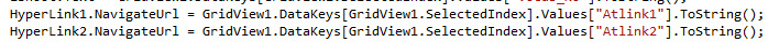 Code show link from DB