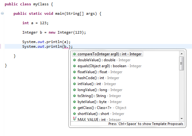 Java Number and Class / Object