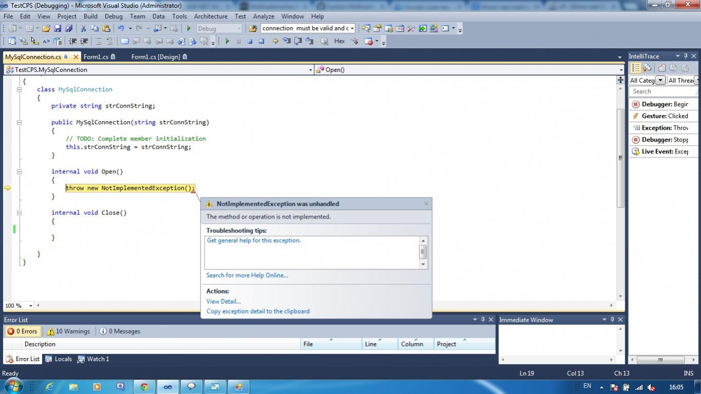 error c# ที่ 2