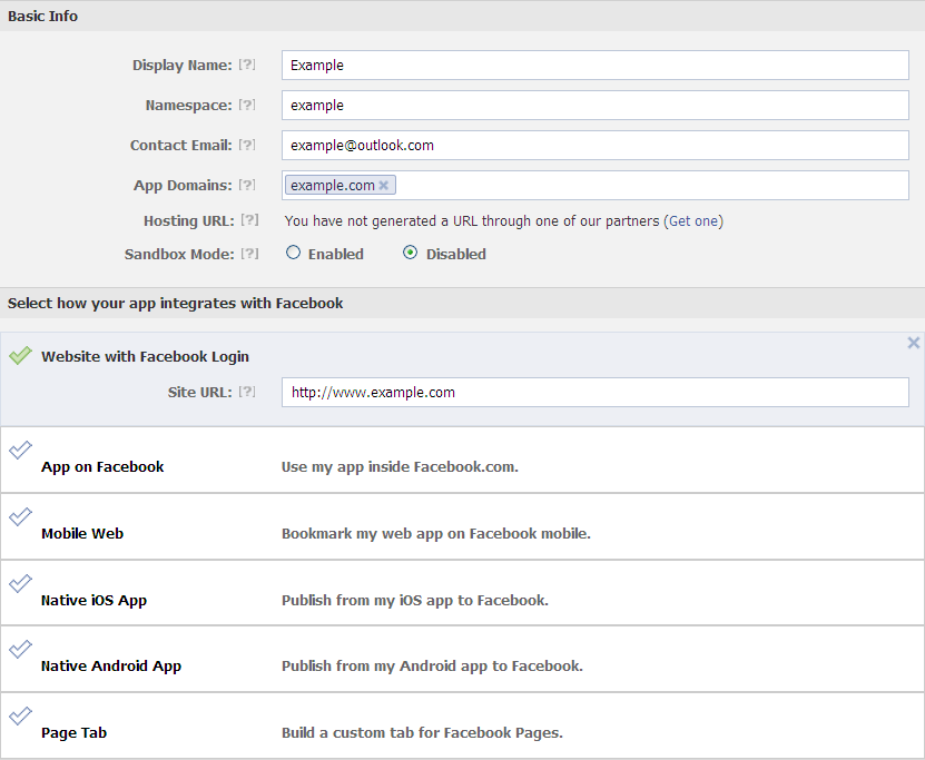 ต้องกำหนด App Domains
