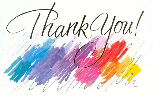 THANK YOU THANK YOU