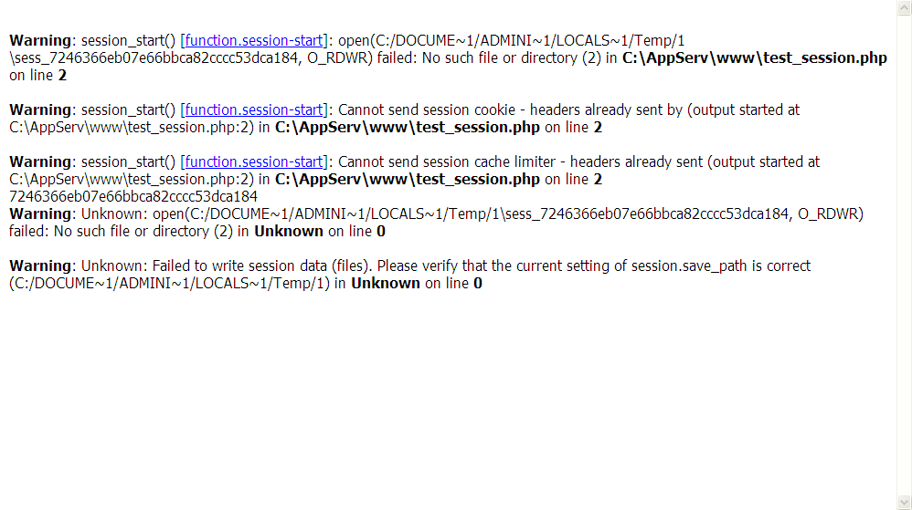 Session Error Example สอบถามเรื่อง ERROR SESSION ที่ลืมไปแล้วครับ รายละเอียดตามรูปครับ