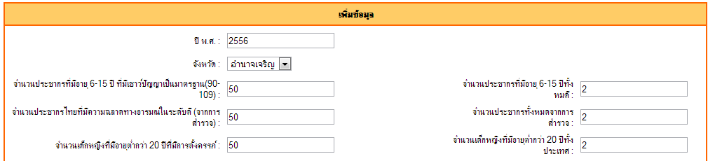 ต้องการเคลีย input