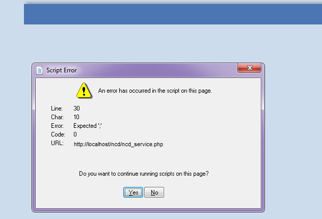 error