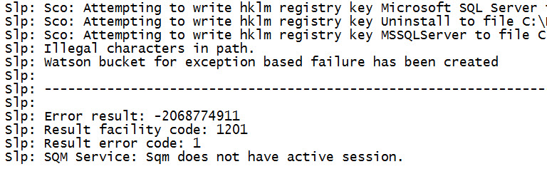 log error
