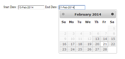 jQuery UI Datepicker