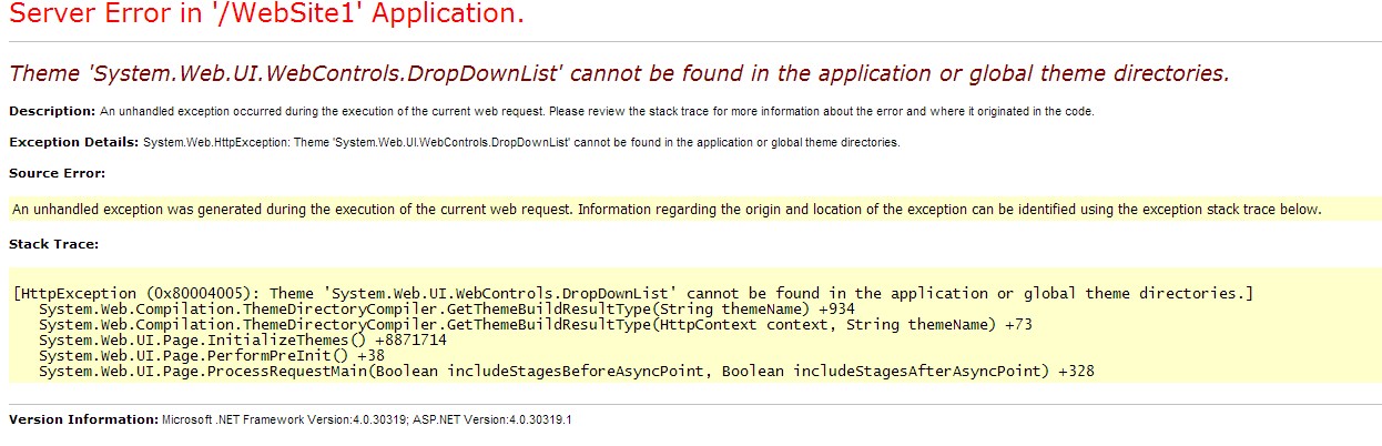 error