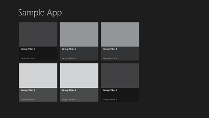 ListView และ GridView บน Windows Store Apps (C#)